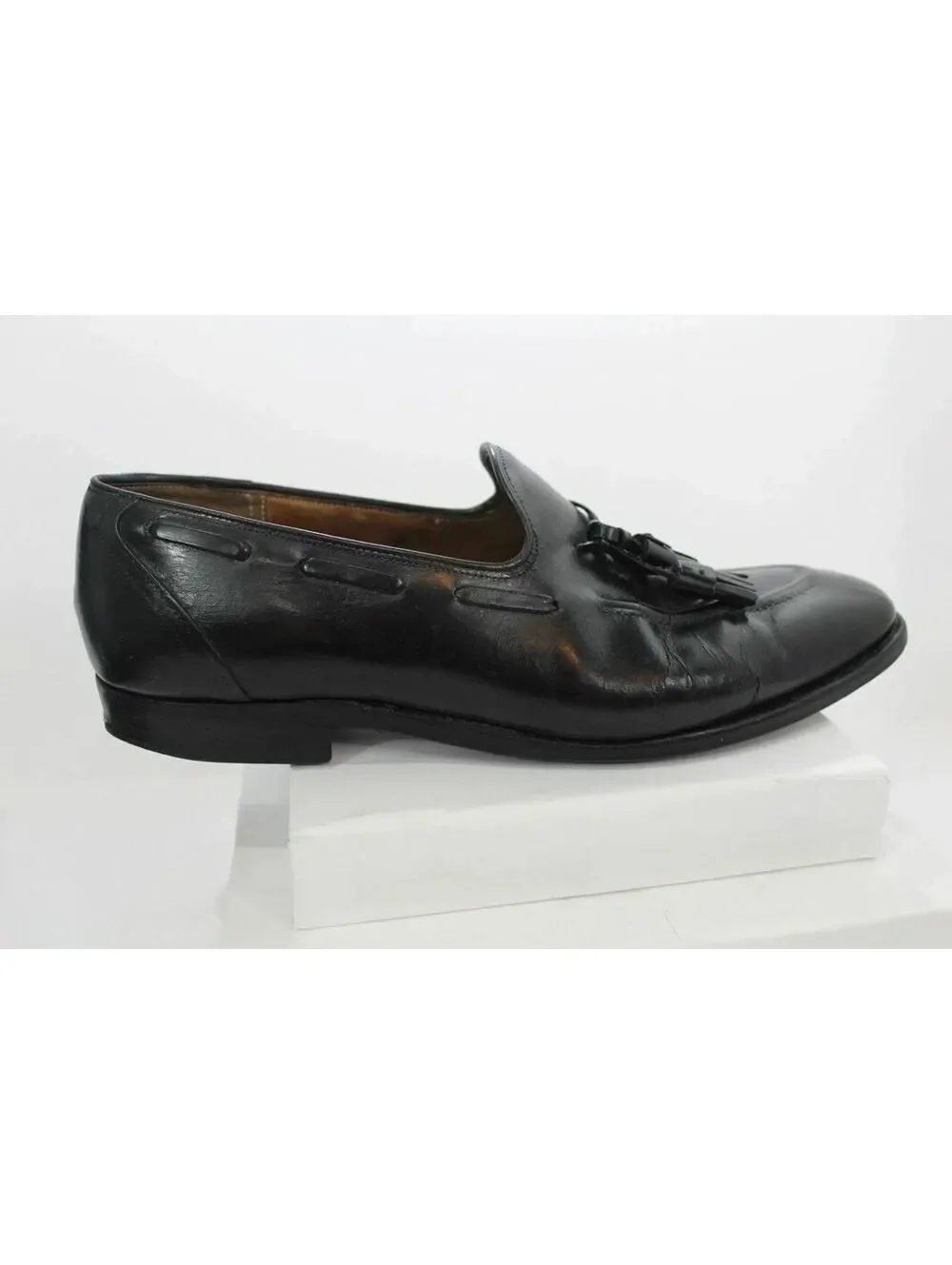 Church's Famous English Shoes  Black Tassel Loafers / Tassel Moccasins Mens 10 C